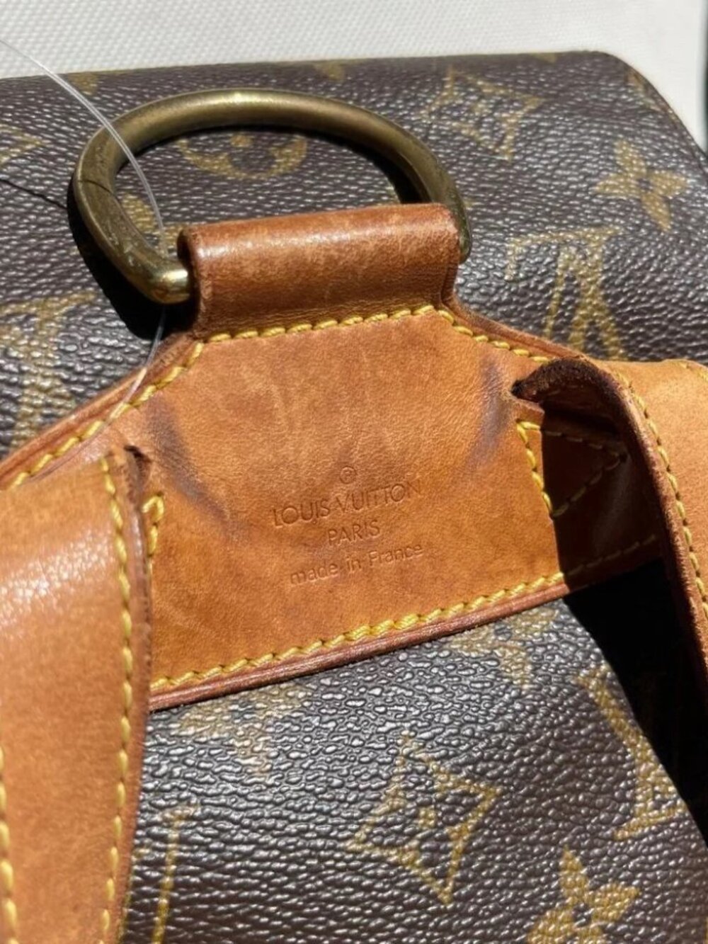 Louis Vuitton LV BackPack Bag Montsouris MM Browns Monogram - Picture 11 of 12